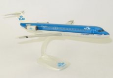 KLM Cityhopper Fokker 100 1/100 scale desk model PPC