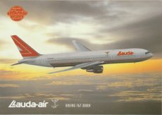 Lauda Air Boeing 767-300 airline sticker
