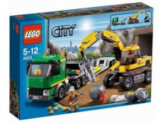 Lego City 4203 - Excavator Transport