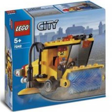 Lego City 7242 - Street Sweeper / Straatveger / Road Cleaner Truck