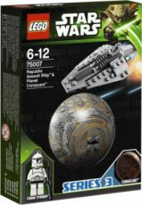 Lego Star Wars 75007 - Republic Assault Ship & Pla Lego Star Wars 75007 - Republic Assault Ship & Planet Coruscant