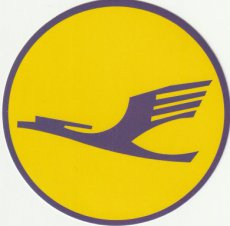 Lufthansa sticker - appr. 8 cm x 8 cm Lufthansa sticker - appr. 8 cm x 8 cm