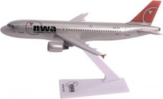 Northwest Airlines Airbus A319 1/200 scale desk model