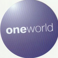 Oneworld sticker - appr. 8 cm x 8 cm Oneworld sticker - appr. 8 cm x 8 cm