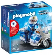 Playmobil City Action 6923 - Politiemotor met LED Playmobil City Action 6923 - Politiemotor met LED-licht