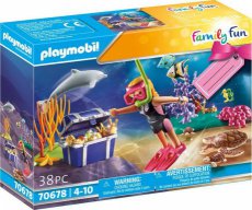 Playmobil Family Fun 70678 - Treasure Diver Gift S Playmobil Family Fun 70678 - Treasure Diver Gift Set