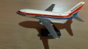 Quebecair Canada Boeing 737-200 1/200 scale aircraft airplane desk model