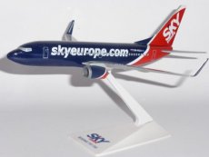 Sky Europe Boeing 737-700 1/200 scale desk model