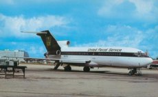 UPS United Parcel Service Boeing 727-31C N927UP postcard