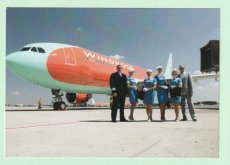 Windrose Airlines Airbus A330 - Crew Stewardess - Windrose Airlines Airbus A330 - Crew Stewardess - postcard