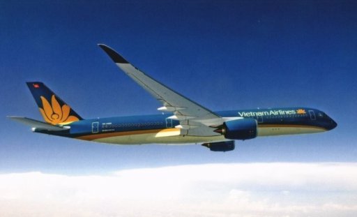 Airline Airbus issue postcard Vietnam Airlines Airbus A350 